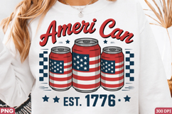 AmeriCan Sublimation Design - Classic American Theme PNG Product Image 1