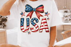 USA-Themed Sublimation PNG Design for T-Shirt and Laser Product Image 2