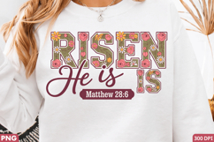 Risen He Is - Sublimation PNG Design for T-Shirt Design Product Image 3