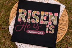 Risen He Is - Sublimation PNG Design for T-Shirt Design Product Image 1