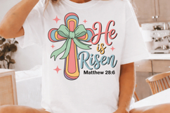 Risen He Is - Sublimation PNG Design for T-Shirt Design Product Image 3