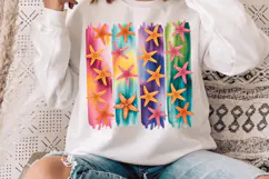 Vibrant Floral & Geometric Sublimation PNG Design Product Image 3