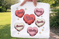 Valentine's Day Hearts Sublimation PNG Design Product Image 3