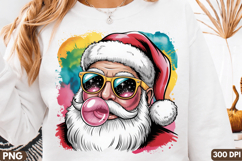 Santa Claus Sublimation PNG Design for T-Shirt Product Image 2