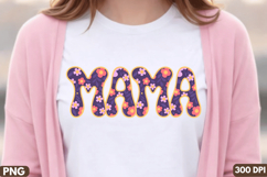 MAMA Sublimation PNG Design for T-Shirt,MAMA PNG Design Product Image 2