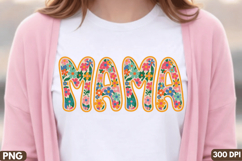 MAMA Sublimation PNG Design for T-Shirt,MAMA PNG Design Product Image 3