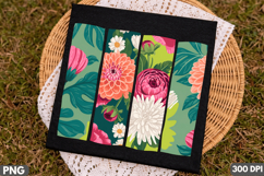 Vibrant Floral Sublimation Design for T-Shirt PNG Design Product Image 1