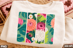 Vibrant Floral Sublimation Design for T-Shirt PNG Design Product Image 2