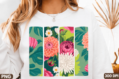 Vibrant Floral Sublimation Design for T-Shirt PNG Design Product Image 3