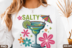 Salty Margarita Sublimation Design for T-Shirt ,Salty Margar Product Image 3