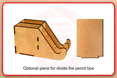 Laser cut Phone holder Pencil box SVG template Product Image 5