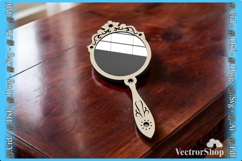 Doll Mirror Ideal for Creative Projects, Template for CNC Product Image 1