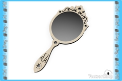 Doll Mirror Ideal for Creative Projects, Template for CNC Product Image 3