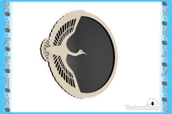 Wall mirror with bird decoration, perfect as a gift Product Image 2