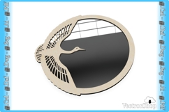 Wall mirror with bird decoration, perfect as a gift Product Image 5