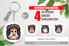 Espooky Ghost Keychain Product Image 1