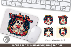 Espooky Ghost Mouse Pad Product Image 1