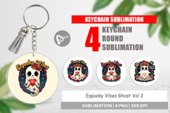 Espooky Ghost Keychain Product Image 1