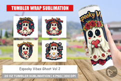 Espooky Ghost Tumbler Product Image 1