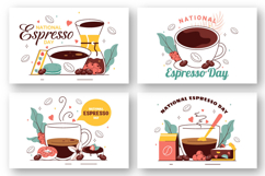 10 National Espresso Day Illustration Product Image 2