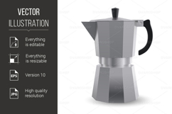 Metal coffee percolator Product Image 1