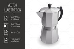 Metal coffee percolator Product Image 1