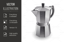 Metal coffee percolator Product Image 1