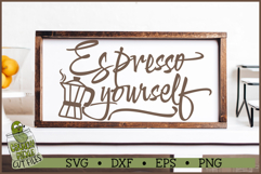 Espresso Yourself SVG File Product Image 1