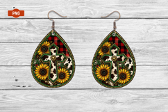 Western Christmas Teardrop Earring Png Product Image 1