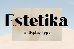 Estetika - Modern Serif Font Product Image 1