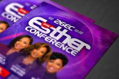 Esther Conference Church Flyer PSD Product Image 2