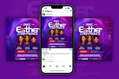 Esther Conference Church Flyer PSD Product Image 11