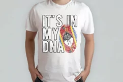 It's in my DNA Eswatini Flag Fingerprint PNG Sublimation Product Image 2