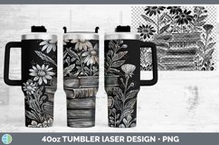 GorgeousEtch Laser 40oz Tumbler design.