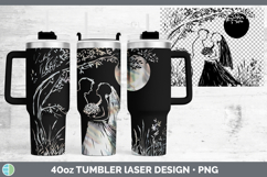 GorgeousEtch Laser 40oz Tumbler design.