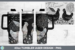 GorgeousEtch Laser 40oz Tumbler design.