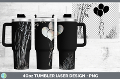 GorgeousEtch Laser 40oz Tumbler design.