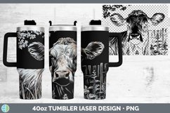 GorgeousEtch Laser 40oz Tumbler design.