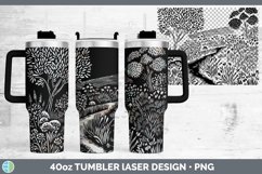 GorgeousEtch Laser 40oz Tumbler design.