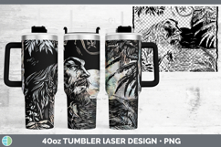 GorgeousEtch Laser 40oz Tumbler design.