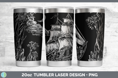 GorgeousEtch Laser 20oz Tumbler design.