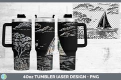 GorgeousEtch Laser 40oz Tumbler design.