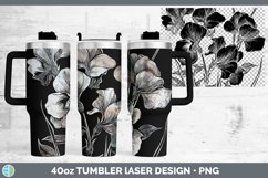 GorgeousEtch Laser 40oz Tumbler design.