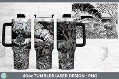GorgeousEtch Laser 40oz Tumbler design.