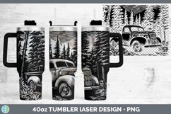 GorgeousEtch Laser 40oz Tumbler design.