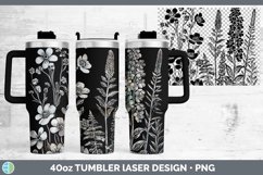GorgeousEtch Laser 40oz Tumbler design.