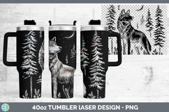 GorgeousEtch Laser 40oz Tumbler design.