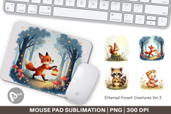 Mouse Pad Ethereal Forest Creatures Product Image 1
