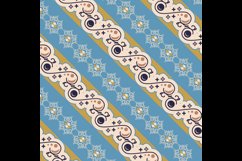 Ethnic traditional batik indonesia pattern vintage fabric Product Image 2