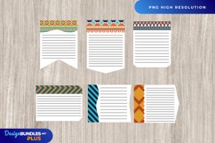Ethnic Tribal Shaped Scrapbooking Layout Product Image 1